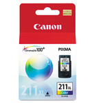 Canon 2975B001 (CL-211XL) High-Yield Ink, 349 Page-Yield, Tri-Color View Product Image