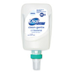 Dial Professional Clean+Gentle Antibacterial Foaming Hand Wash Refill for FIT Manual Dispenser, Fragrance-Free, 1.2 L, 3/Carton
