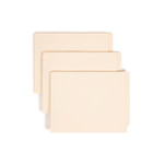 Smead Fastener Folder with Divider, 0.75" Expansion, 1 Divider, 4 Fasteners, Letter Size, Manila Exterior, 50/Box