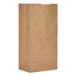 General Grocery Paper Bags, 50 lb Capacity, #4, 5" x 3.13" x 9.75", Kraft, 500 Bags (BAGGX4500) View Product Image