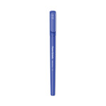 Paper Mate Write Bros. Ballpoint Pen, Stick, Medium 1 mm, Blue Ink, Blue Barrel, Dozen