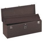 Kennedy 24 " Professional Tool Boxes, 24 1/8"W x 8 5/8"D x 9 3/4"H, Steel, Brown Wrinkle (444-K24B) Product Image 