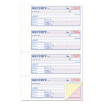TOPS Money and Rent Receipt Book, Account + Payment Sections, Three-Part Carbonless, 7.13 x 2.75, 4 Forms/Sheet, 100 Forms Total
