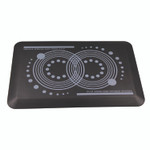 Floortex AFS-TEX 2000 Anti-Fatigue Mat, 16 x 24, Midnight Black