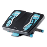 Fellowes Energizer Foot Support, 17.88w x 13.25d x 4 to 6.5h, Charcoal/Blue/Gray Product Image 