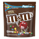 M & M's Milk Chocolate Candies, Milk Chocolate, 38 oz Bag (MNM55114) View Product Image