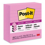 Post-it Pop-up Notes Super Sticky Pop-up Notes Refill, Note Ruled, 4" x 4", Neon Pink, 90 Sheets/Pad, 5 Pads/Pack (MMMR440NPSS) View Product Image