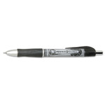 AbilityOne 7520016539297 SKILCRAFT Needle Point Roller Ball Pen, Retractable, Fine 0.5 mm, Black Ink, Gray/Black/White Barrel, Dozen (NSN6539297) View Product Image