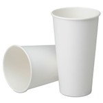 AbilityOne 7350016457876, SKILCRAFT Disposable Paper Cups for Cold Beverages, 32 oz, White, 500/Box