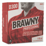 Brawny Professional Tall Dispenser All-Purpose DRC Wipers, 1-Ply, 9.25 x 16, Unscented, White, 110/Box 10 Boxes/Carton