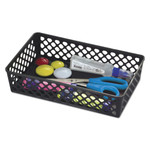 Officemate Recycled Supply Basket, Plastic, 10.06 x 6.13 x 2.38, Black, 2/Pack (OIC26202) View Product Image