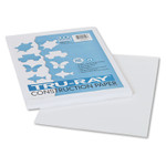 Pacon Tru-Ray Construction Paper, 76 lb Text Weight, 9 x 12, White, 50/Pack (PAC103026) View Product Image