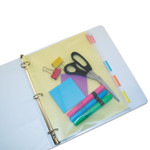 Angler's Zip-All Ring Binder Pocket, 8.5 x 11, Clear View Product Image