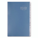 Smead Deluxe Expandable Indexed Desk File/Sorter, Reinforced Tabs, 20 Dividers, Alpha/Numeric Index, Legal Size, Dark Blue Cover