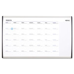 Quartet ARC Frame Cubicle Magnetic Dry Erase Calendar, One Month Format, 30 x 18, White Surface, Silver Aluminum Frame (QRTARCCP3018) View Product Image