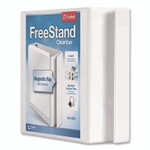 Cardinal FreeStand Easy Open Locking Slant-D Ring Binder, 3 Rings, 2" Capacity, 11 x 8.5, White