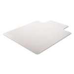 deflecto SuperMat Frequent Use Chair Mat for Medium Pile Carpet, 45 x 53, Wide Lipped, Clear (DEFCM14233) View Product Image