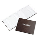 Wilson Jones Visitor Register Book, 5 Column Format, Red Cover, 10.5 x 8.5 Sheets, 112 Sheets/Book (WLJS490) View Product Image