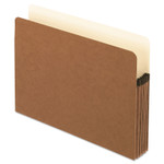 Pendaflex Smart Shield File Pocket, 5.25" Expansion, Letter Size, Red Fiber, 10/Box (PFX1534GAM) View Product Image