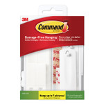 Command Picture Hanging Kit, Assorted Sizes, Plastic, White, 1 lb; 4 lb Capacities, 24 Pieces/Pack