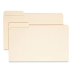 Smead Manila File Folders, 1/3-Cut Tabs: Left Position, Legal Size, 0.75" Expansion, Manila, 100/Box