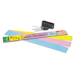 Pacon Dry Erase Sentence Strips, 24 x 3, Blue; Pink; Yellow, 30/Pack (PAC5186) View Product Image