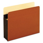 Pendaflex Heavy-Duty File Pockets, 3.5" Expansion, Letter Size, Redrope, 25/Box (PFXC1524EHD) View Product Image
