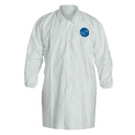 TYVEK LAB COAT SNAP FRONT- ELASTIC WRISTS (251-TY211S-3XL)