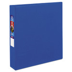 Avery Heavy-Duty Non-View Binder with DuraHinge and One Touch EZD Rings, 3 Rings, 1.5" Capacity, 11 x 8.5, Blue (AVE79885) View Product Image