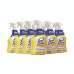 Professional LYSOL Brand Advanced Deep Clean All Purpose Cleaner, Lemon Breeze, 32 oz Trigger Spray Bottle, 12/Carton