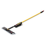 Rubbermaid Commercial Light Commercial Spray Mop, 18" Wide Blue Head, 52" Steel Handle (RCP3486108) View Product Image