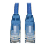 Tripp Lite CAT6 Gigabit Snagless Molded Patch Cable, 1 ft, Blue (TRPN201001BL) View Product Image