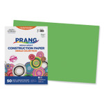 Prang SunWorks Construction Paper, 50 lb Text Weight, 12 x 18, Bright Green, 50/Pack (PAC9607) View Product Image