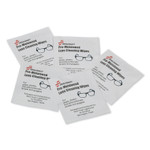 AbilityOne 7930016809882, SKILCRAFT Lens Wipes, 5 x 8, White, 100/Box (NSN6809882) View Product Image