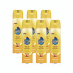 Pledge Furniture Polish, Orange, 9.7 oz Aerosol Spray, 6/Carton
