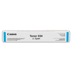 Canon 9453B001 (034) Toner, 7,300 Page-Yield, Cyan