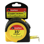 Great Neck ExtraMark Tape Measure, 1" x 35 ft, Steel, Orange/Black