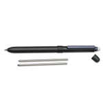 AbilityOne 7520016559036 SKILCRAFT B3 Aviator Multi-Color Ballpoint Pen/Pencil/Stylus, Medium Point, Black/Blue Ink, Black Barrel