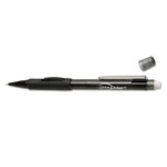 AbilityOne 7520015654872 SKILCRAFT SlickerClicker Side Advanced Mechanical Pencil, 0.5mm, Black Lead, Smoke/Black Barrel, Dozen (NSN5654872) View Product Image