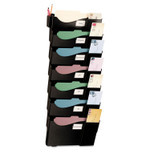 Officemate Grande Central Filing System, 7 Sections, Legal/Letter Size, 16.63" x 4.75" x 38.25", Black, 7/Pack (OIC21726) View Product Image