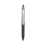 Pilot VBall RT Liquid Ink Rollerball Pen, Retractable, Fine 0.7 mm, Black Ink, Black/White Barrel