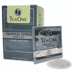 Tea One Tea Pods, Tropical Citrus Green, 14/Box