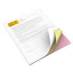 Vitality Multipurpose Carbonless 3-Part Paper, 8.5 x 11, Canary/Pink/White, 5,010/Carton (XER3R12854) Product Image 