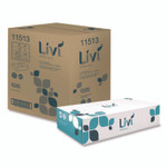 Livi VPG Select Flat Box Facial Tissue, 2-Ply, White, 100 Sheets/Box, 30 Boxes/Carton