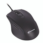 Innovera Full-Size Wired Optical Mouse, USB 2.0, Right Hand Use, Black