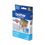 Brother LC51C Innobella Ink, 400 Page-Yield, Cyan