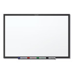 Quartet Classic Series Total Erase Dry Erase Boards, 72 x 48, White Surface, Black Aluminum Frame (QRTS537B) View Product Image