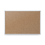 Mead Economy Cork Board with Aluminum Frame, 24 x 18, Tan Surface, Silver Aluminum Frame (MEA85360) View Product Image