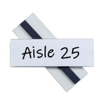 C-Line Clear Magnetic Label Holders, Side Load, 6 x 2, 10/Pack