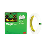 Scotch Magic Office Tape, 3" Core, 0.5" x 72 yds, Clear (MMM810122592) View Product Image